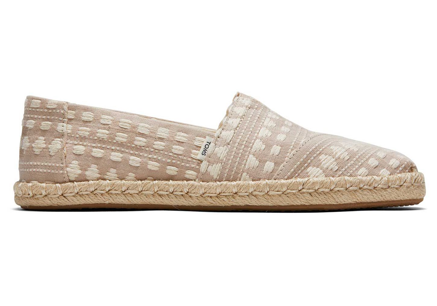 Toms Alpargata Global Rope Espadrille Beige - Womens - 09518-NWCS